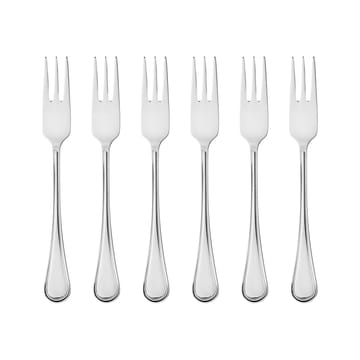 Oxford cake fork 6-pack - Stainless steel - Gense