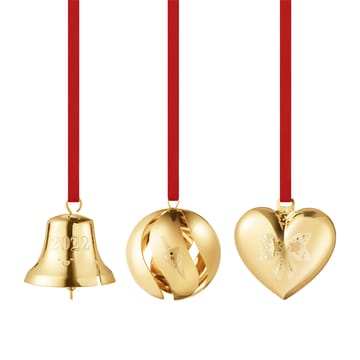 2022 the year's gift set 3 pieces - gold plated - Georg Jensen