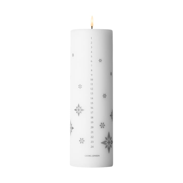 2024 calendar candle 25 cm - Silver - Georg Jensen