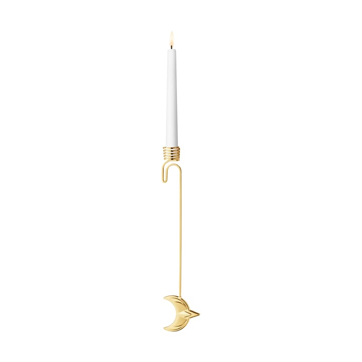 2024 candle holder moon - Gold-plated - Georg Jensen