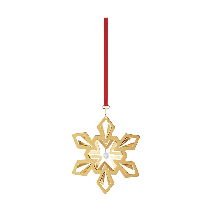 2024 Christmas pendant snowflake - Gold-plated - Georg Jensen
