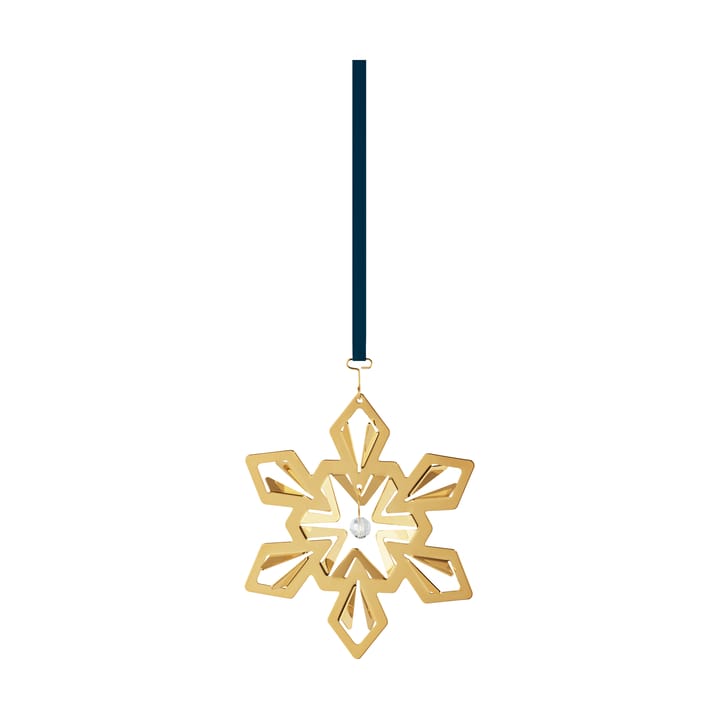 2024 Christmas pendant snowflake - Gold-plated - Georg Jensen