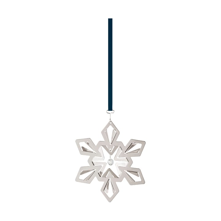 2024 Christmas pendant snowflake - Palladium-plated - Georg Jensen