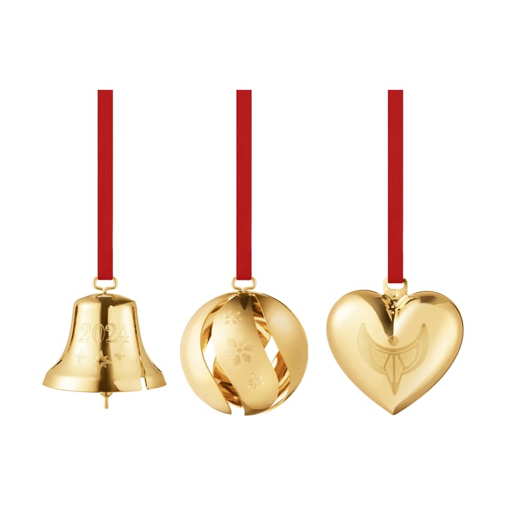 2024 gift set 3 pieces - Gold-plated - Georg Jensen