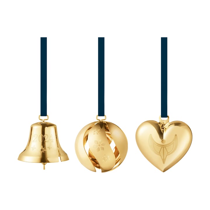 2024 gift set 3 pieces - Gold-plated - Georg Jensen