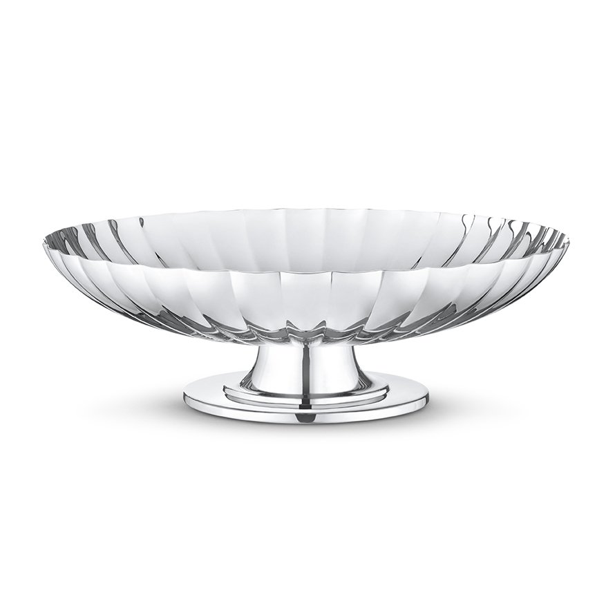 Georg Jensen Bernadotte dish on stand Ø 28 cm