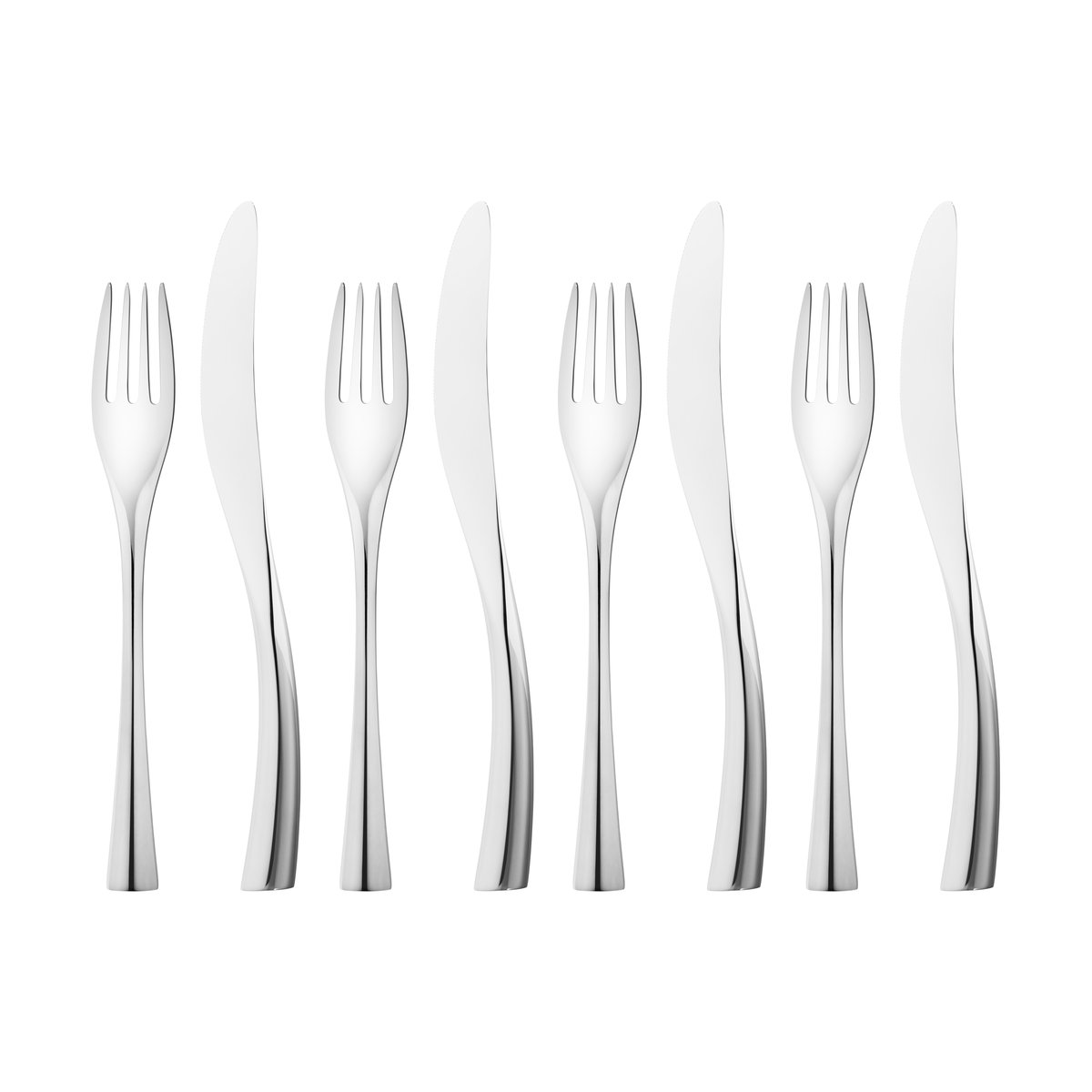 Georg Jensen Cobra cutlery 8 pieces Stainless steel