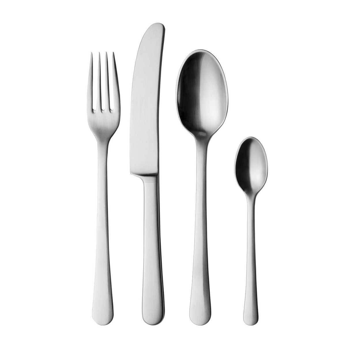 Georg Jensen Copenhagen matt cutlery set 16 pcs