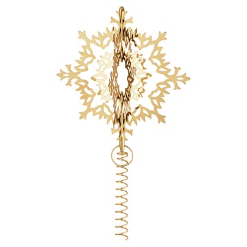 Ice Flower Christmas tree topper - Gold-plated - Georg Jensen