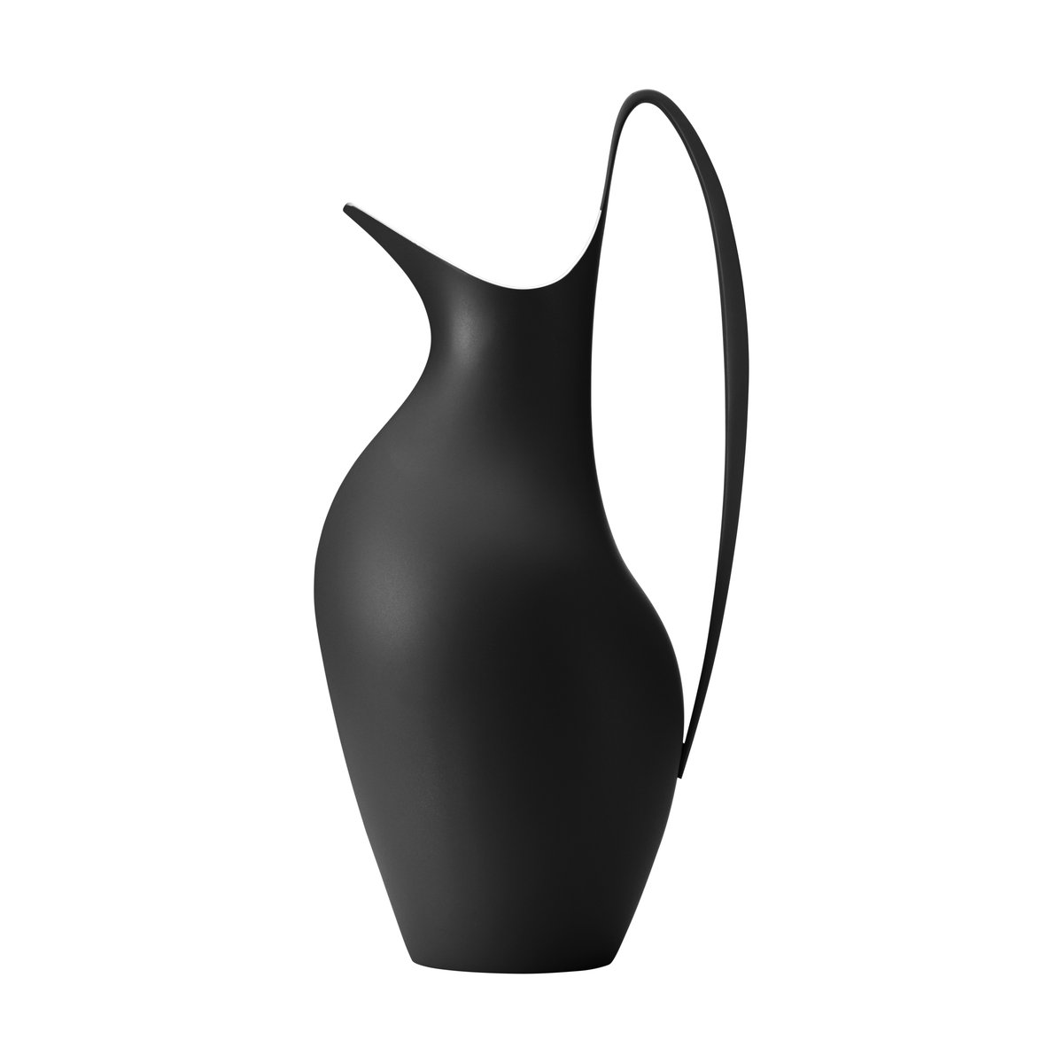 Georg Jensen Koppel jug 0.75 L Stainless steel-midnight black