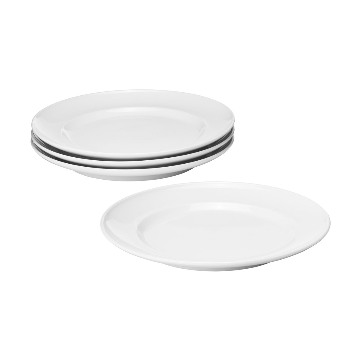 Georg Jensen Koppel lunch plate Ø22 cm 4-pack White