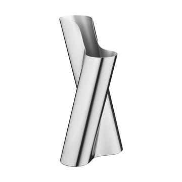 Lituus floor vase 49.8 cm - Stainless steel - Georg Jensen