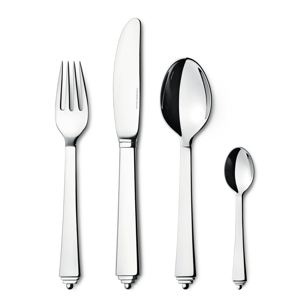 Georg Jensen Pyramid cutlery set 24 pcs