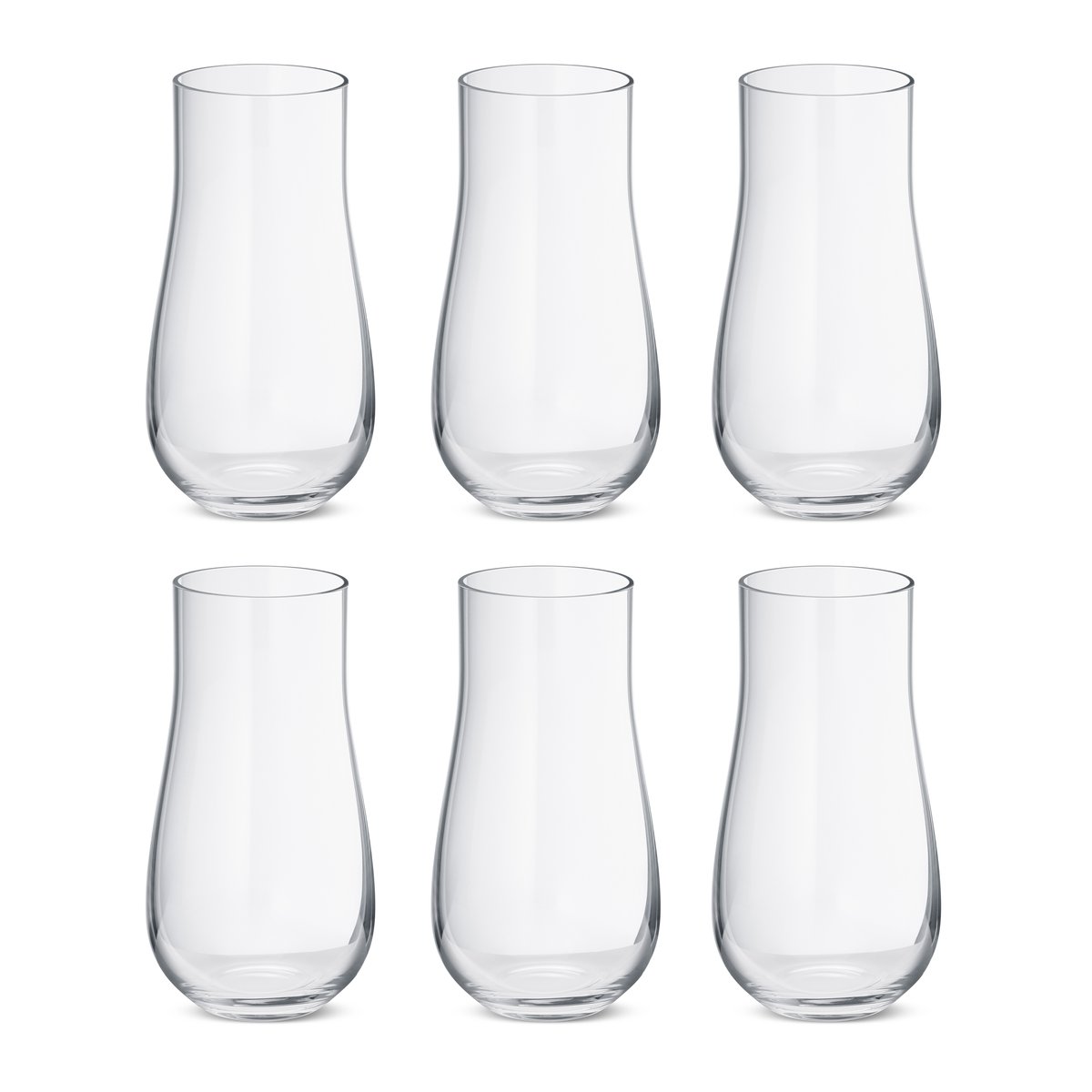 Georg Jensen Sky drinking glass high 45 cl 6-pack crystalline