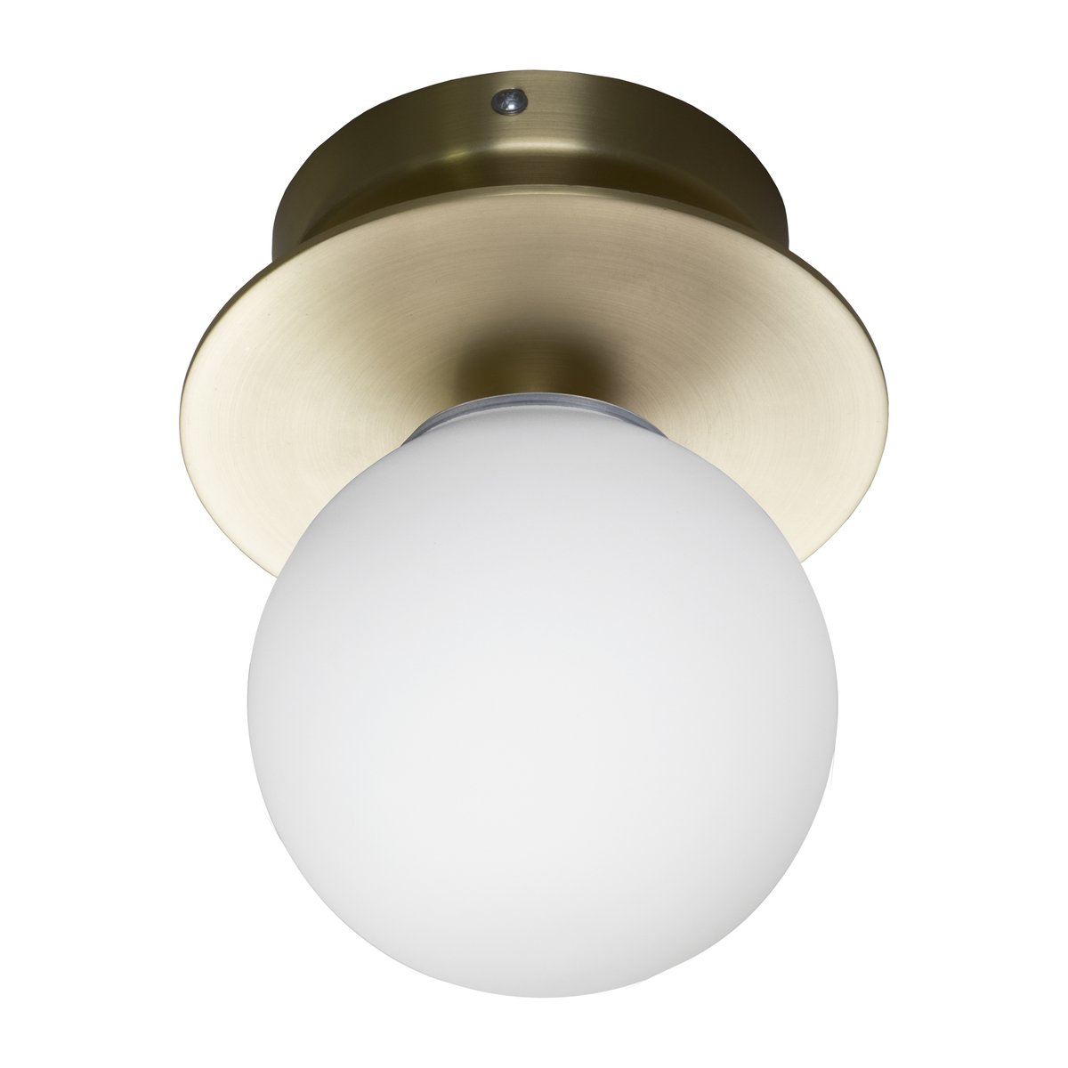 Globen Lighting Art Deco 24 IP44 wall lamp Brushed brass