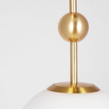 Astrid Pendant - Brass/white, 8 lamps - Globen Lighting