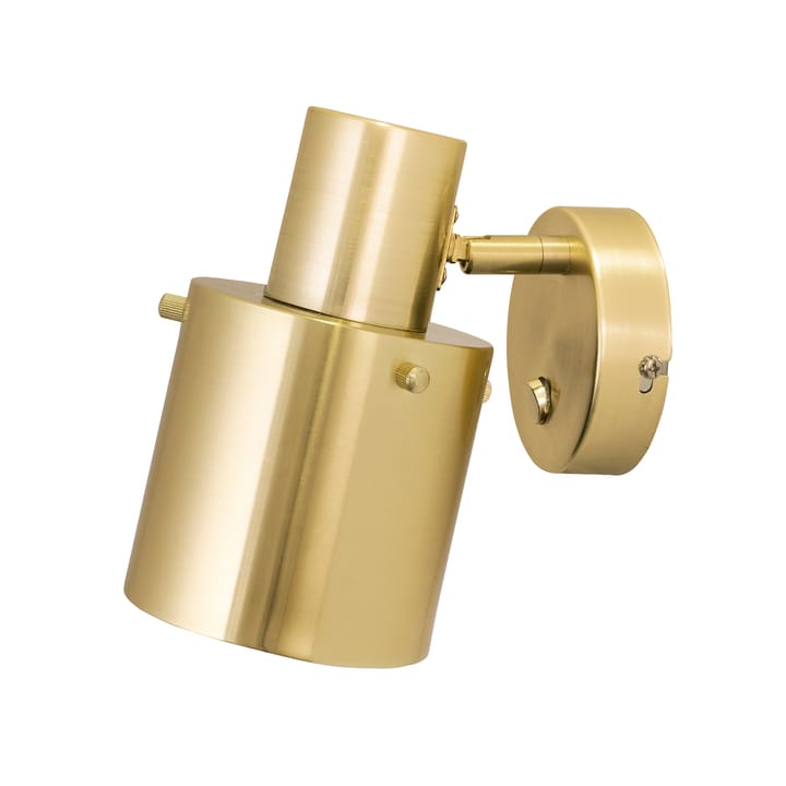 Clark 1 wall lamp - Brushed brass - Globen Lighting