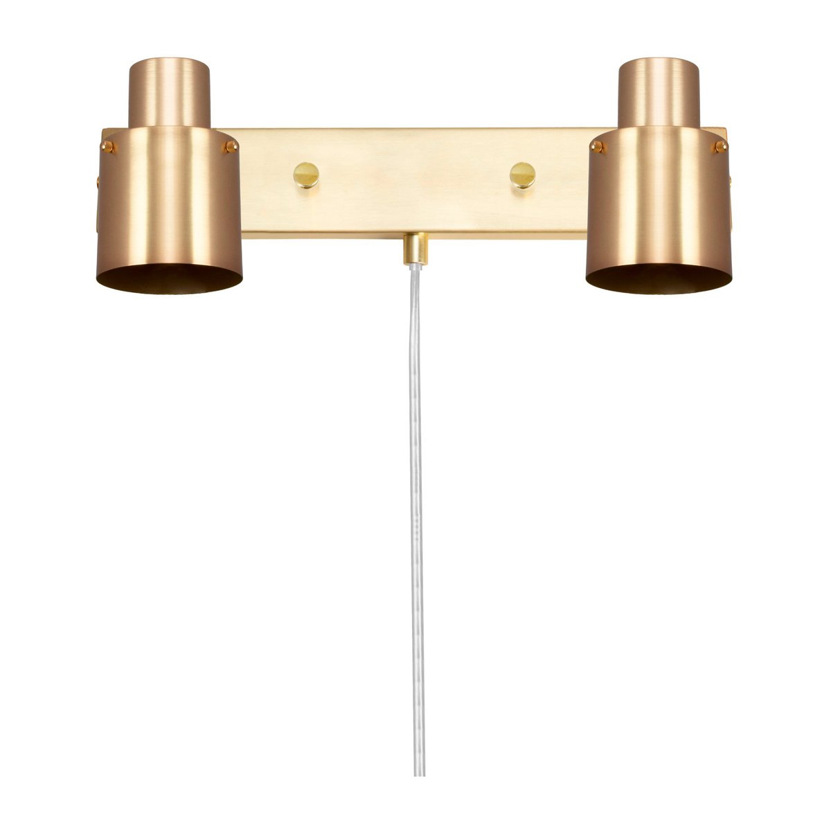 Globen Lighting Clark 2 wall lamp Brushed brass