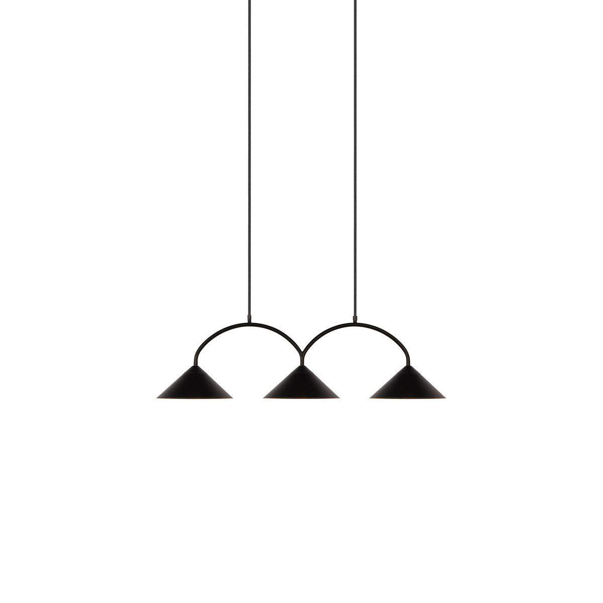 Globen Lighting Curve pendant lamp 3 Black