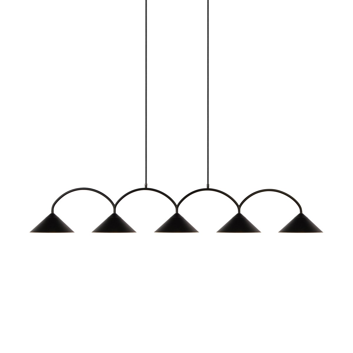 Globen Lighting Curve pendant lamp 5 Black