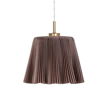 Edith pendant lamp - Brown, brass coloured detail - Globen Lighting