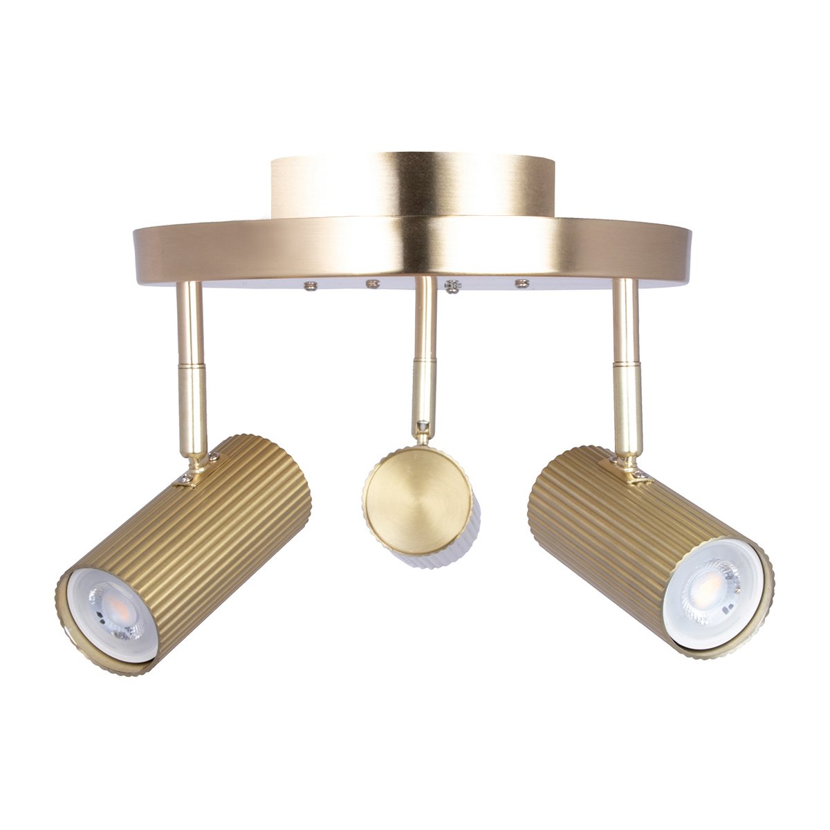 Globen Lighting Hubble 3 ceiling lamp Brushed brass