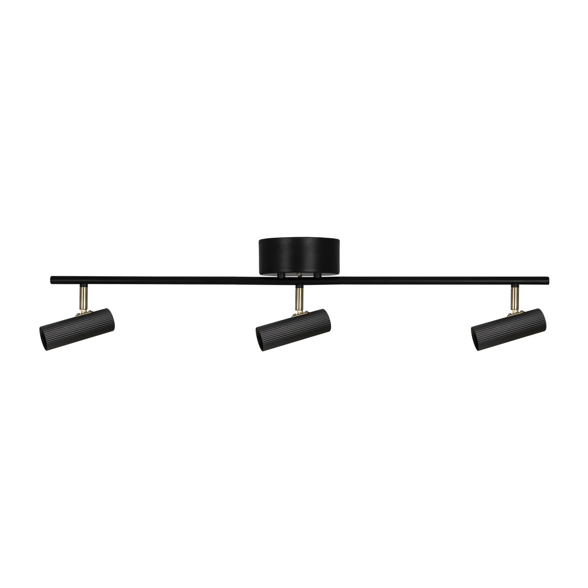 Globen Lighting Hubble 3 Long ceiling lamp Black-brass