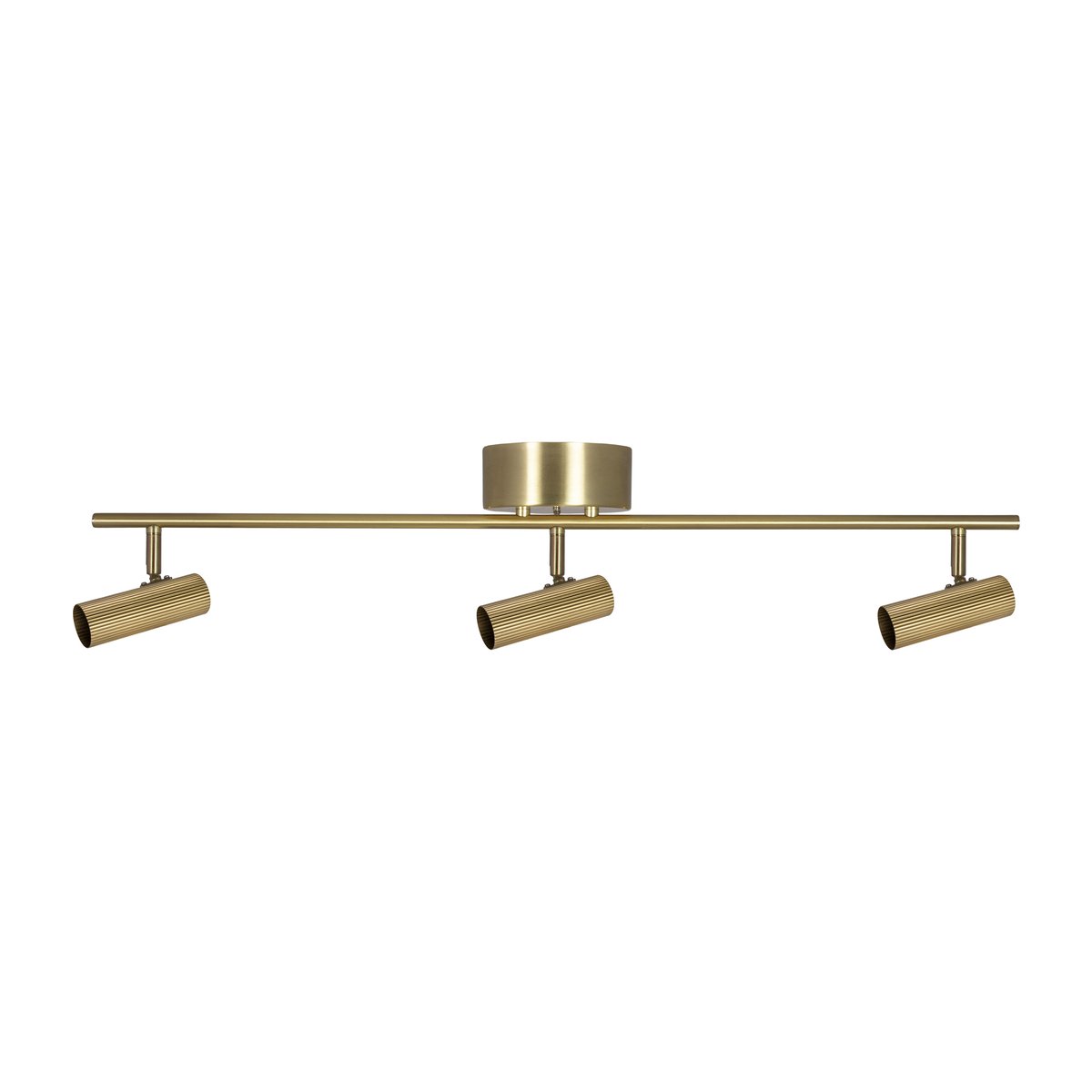 Globen Lighting Hubble 3 Long ceiling lamp Brushed brass