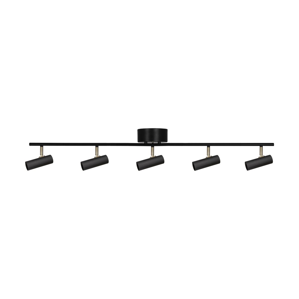 Globen Lighting Hubble 5 Long ceiling light Black