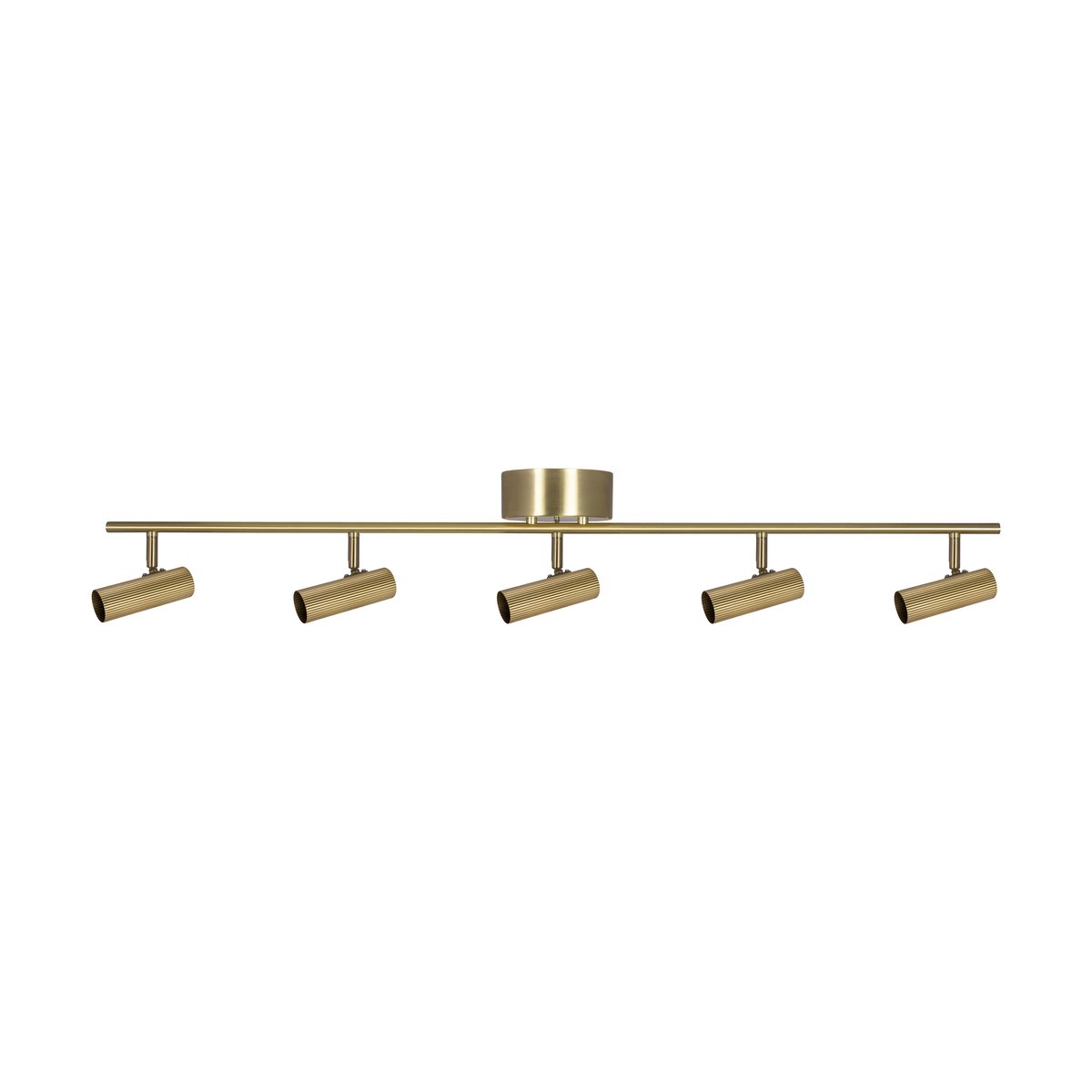 Globen Lighting Hubble 5 Long ceiling light Brushed brass