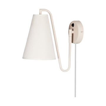 Lou wall lamp - Bouclé white-beige - Globen Lighting