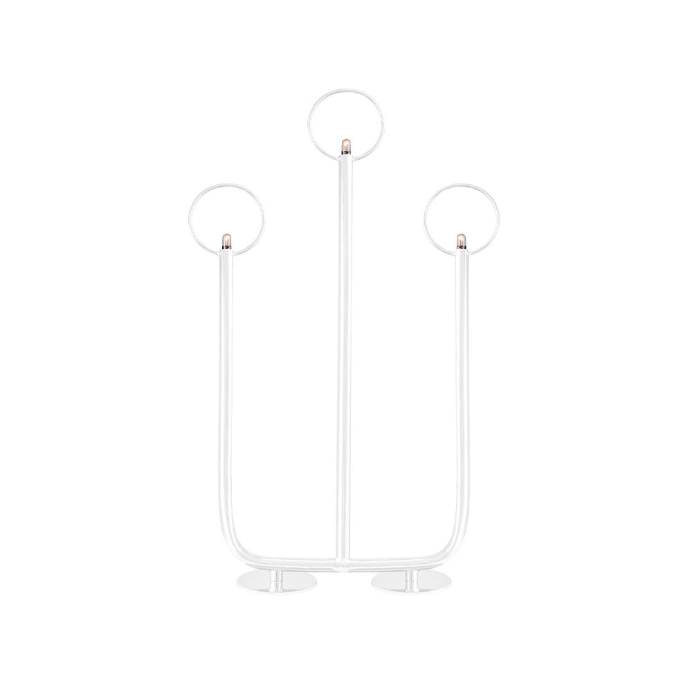 Globen Lighting Natale 3 Advent candle holder White