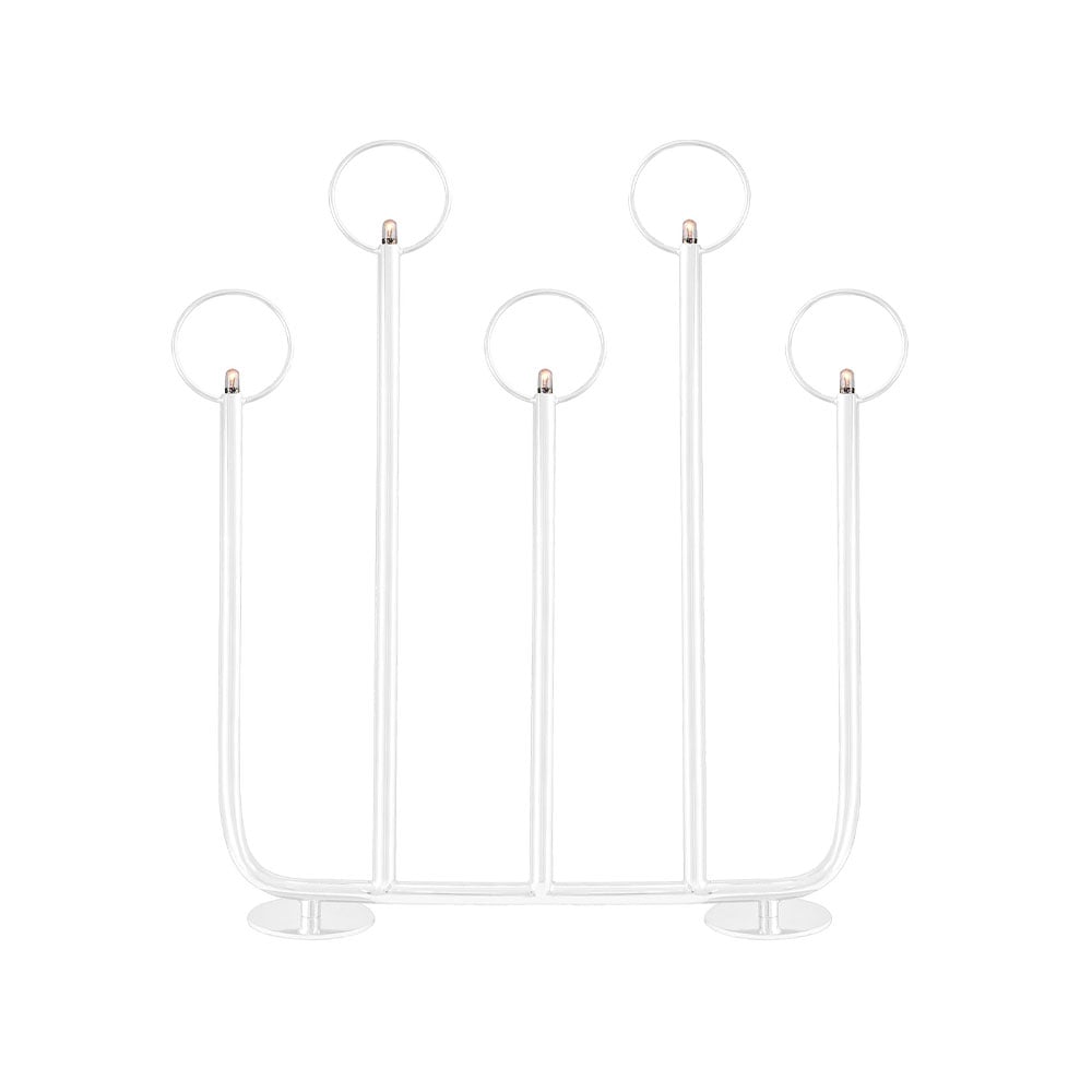 Globen Lighting Natale 5 Advent candle holder White