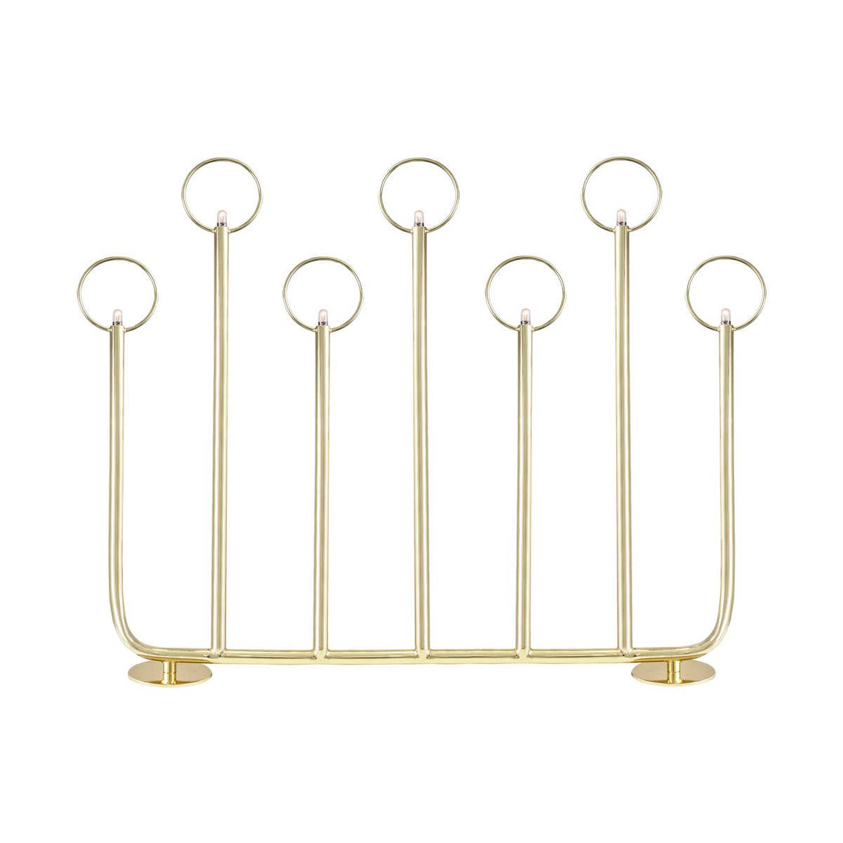 Globen Lighting Natale 7 advent candle Brass