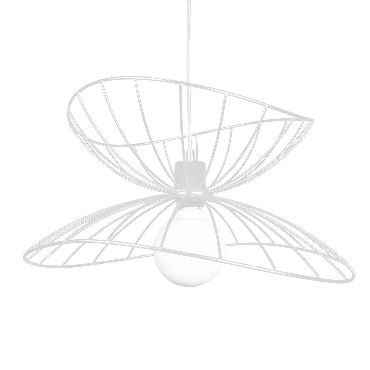 Globen Lighting Ray ceiling lamp Ø 45 cm white