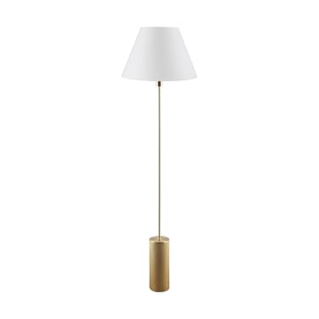 Rib lamp stand floor - Brushed brass - Globen Lighting