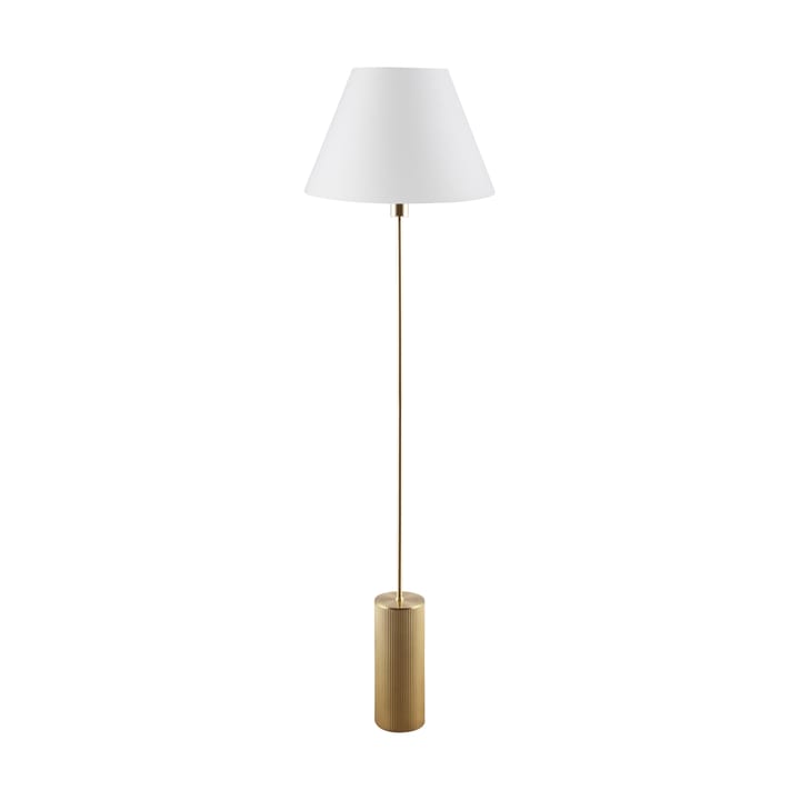 Rib lamp stand floor, Brushed brass Globen Lighting