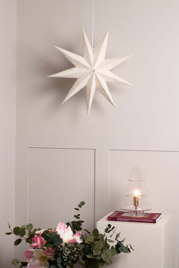 Stella Bouclé 60 Christmas star - White - Globen Lighting