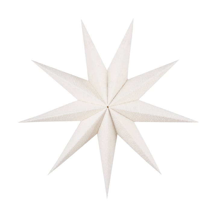 Stella Bouclé 75 Christmas star - White - Globen Lighting