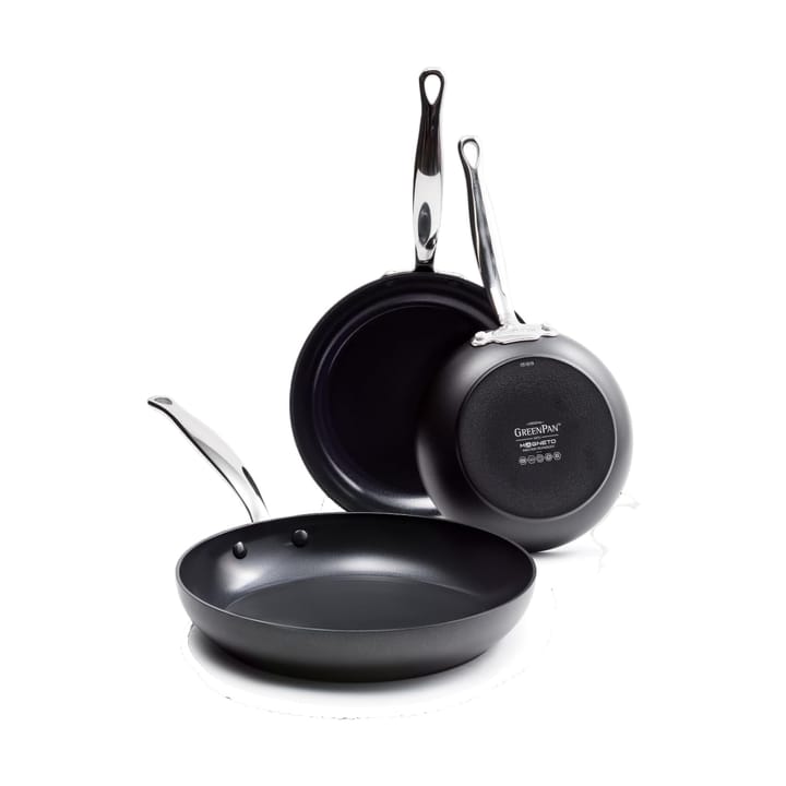 Barcelona frying pan set 3 pieces - Black - GreenPan