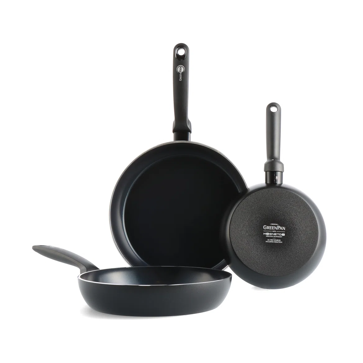 GreenPan Torino frying pan set 3 parts