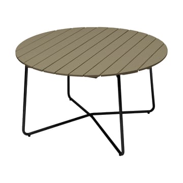 9A dining table - Light green oak-black, Ø120 cm - Grythyttan Stålmöbler