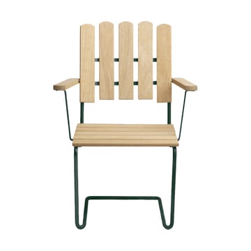 A2 armchair - Oiled pine-green base - Grythyttan Stålmöbler