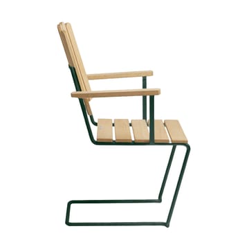 A2 armchair - Oiled pine-green base - Grythyttan Stålmöbler