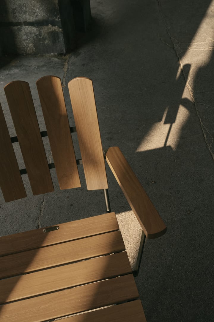 A2 armchair, Oiled pine-green base Grythyttan Stålmöbler