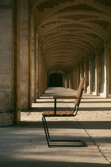 A2 armchair - Oiled pine-green base - Grythyttan Stålmöbler