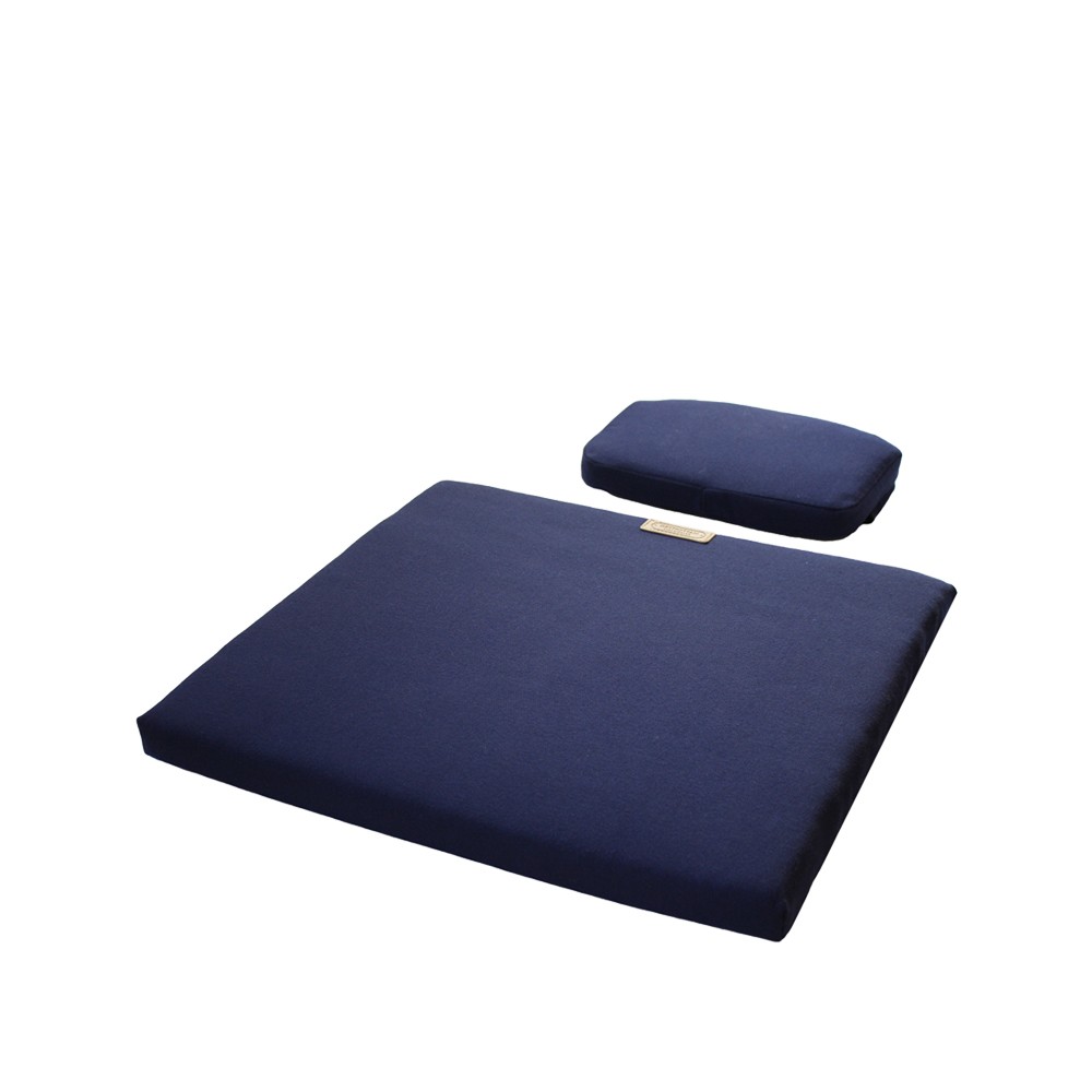 Grythyttan Stålmöbler A3 cushion set neck/seat cushion Sunbrella blue