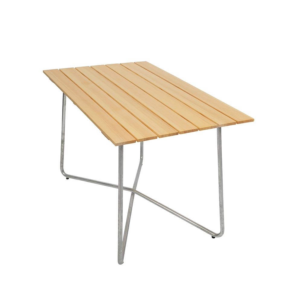 Grythyttan Stålmöbler B25A table Pine oil-hot-dip galvanized