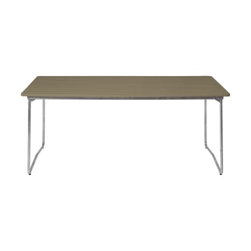 B31 170 dining table - Light green oak-hot galvanized base - Grythyttan Stålmöbler