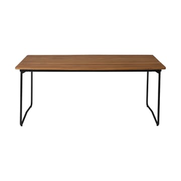 B31 170 dining table - Untreated teak-black base - Grythyttan Stålmöbler